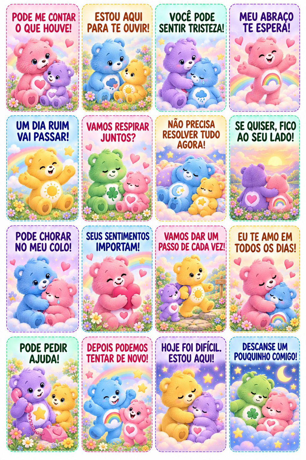 Página de amostra: Dias difíceis e acolhimento — Página 1